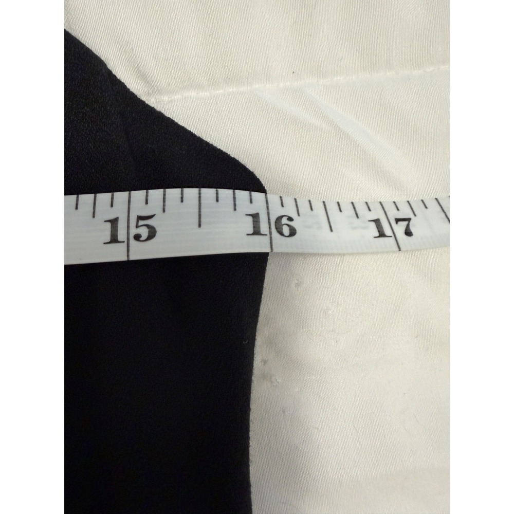 Reformation Marlowe Black V-Neck Slip Mini Dress Minimalist Quiet Luxury XS - Picture 7 of 9
